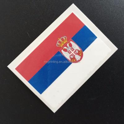 China Chile temporary flag temporary tattoo Solvenia tattoo flag Croatia flag body tattoo for sale