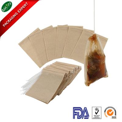 China Wholesale Empty Drawstring Tea Filter Coffee Filter Bag Filter Paper for sale