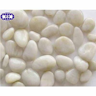 China Natural Crystal White Pebble Stone For Sale for sale