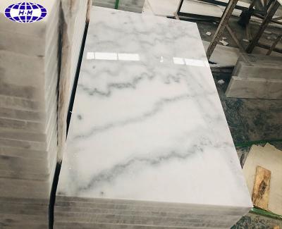 China Guangxi Modern Cheapest Chinese White Marble White Marble Flooring Tile for sale