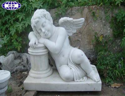 China China Hunan Modern White Marble Cute Sleeping Boy Naked Statue for sale