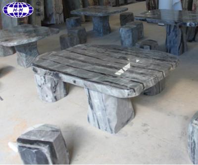 China Modern Chinese Nice Dragon Jade Material Garden Table And Chairs for sale