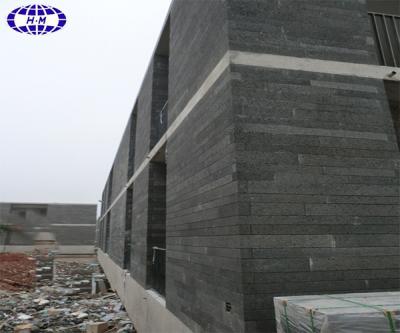 China With Black Small Hole China Basalt Stone Wall Tiles Exterior Decoration for sale