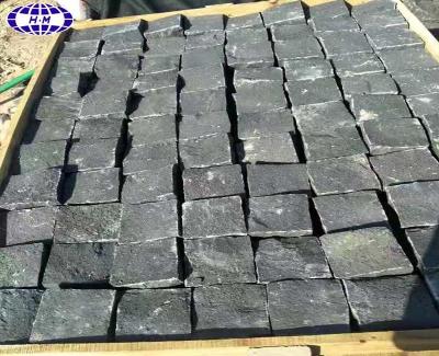 China China Modern Cheap Nature Split Cubic Zhangpu Black Basalt Stone for sale