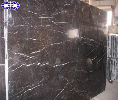 China China Coffee Fantasy Brown Decorative Materials Interior And Ourdoor Saint Laurent Marble Slab for sale