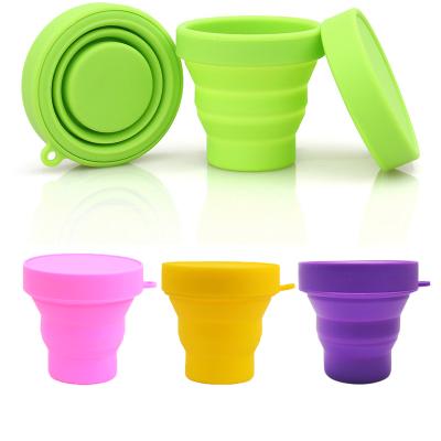 China Medical Female Collapsible Silicone Menstrual Cup Silicone Cup 100% Folding Sterilization Cups for sale