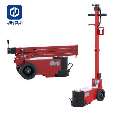 China Car Jack 50 Ton 80 Ton 80t Foldable Air Pneumatic Truck Jacking Hydraulic Jack Machine for sale