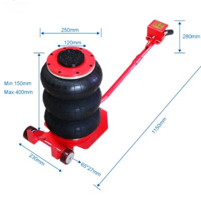 China Car Jack china 3 ton lift bag air pressure triple automatic car hand hydraulic jack with sale for sale