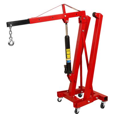 China Other 3 Ton 2ton 5ton Shop Car Motor Hoist Foldable Hydraulic Crane for sale