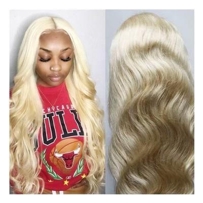 China Body Wave 613 Honey Blonde HD Lace Swiss Lace Front Wig Body Wave Frontal T Wigs 13x1,4x4,13x4 Hair Part For Black Women for sale