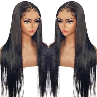 China Brazilian Straight 13x6 Human Hair Lace Front Wigs Scalp Wave Full Lace Human Hair HD Brazilian Raw Silky Straight Wig for sale