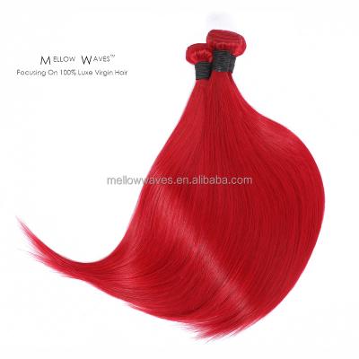 China Silky Straight Wave Ripe Virgin Virgin Cuticle Aligned Straight Hair Bundles Bundles Original Brazilian Burgundy Color Hair Bundles for sale