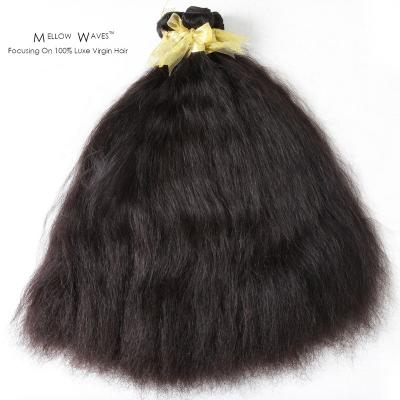 China Virgin Yaki Silky Straight Mature Indian Wave Waves Cuticle Aligned Afro Yaki Hair Bundles Hair Bulk Vendors For Black Women for sale