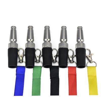 China High Quality Stainless Steel Hookah Mouthpiece Stainless Steel Hookah Mouth Tips With Hanging Shisha Accessories for sale