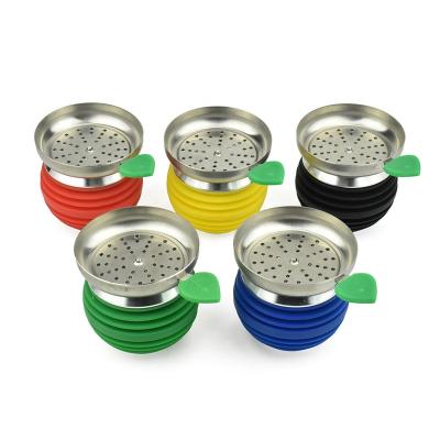 China High quality aluminum hookah aluminum accessories with stainless steel plate hookah shisha head accessories for sale