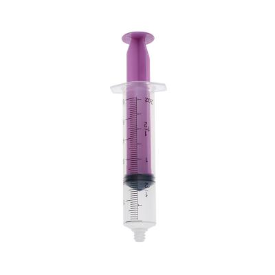 China Medical Grade PP Flat Top Medical Piston Single Use Enteric Feeding Syringe for sale