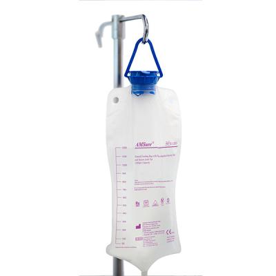 China Medical Grade PVC Gravity Disposable Enteric Feeding Set Safe Lock Tip And Cap 1200ml Bag Non Sterile for sale