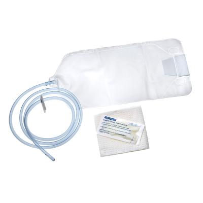 China Medical Grade PVC Surgical & Nursing Medical Disposable W/ 60ml Bag Tubing Slide Clamp Enema Soappacket Set-1500