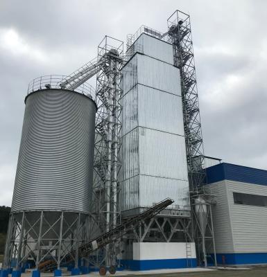 China Intuitive Touchscreen Paddy Dryer Machine Handling Capacity 100-800 t/d Heat Consumption 5000-7000 kJ/kg Smart Automation for sale