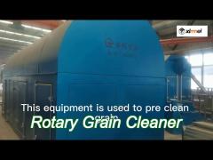 wheat / paddy rotary grain cleaner cylindrical scalperator flour tcqy series