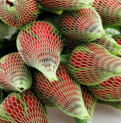 China Soft Expandable Protective Materials 1.5cm PE Sock Wrap Plastic Net For Flower Bud For Sales for sale