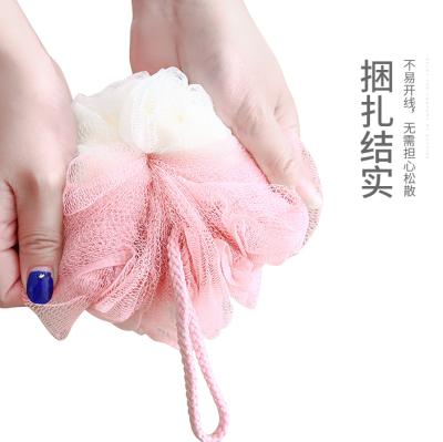 China All Natural Soft Exfoliating Bath Shower PE Plastic Soft Natural Flower For Deep Cleansing for sale