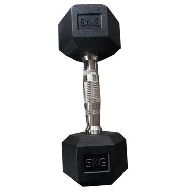 China Wholesale High Quality Anti-Slip Power Weight Trianning Dumbbell Rubber Coated Anti-Slip Set for sale