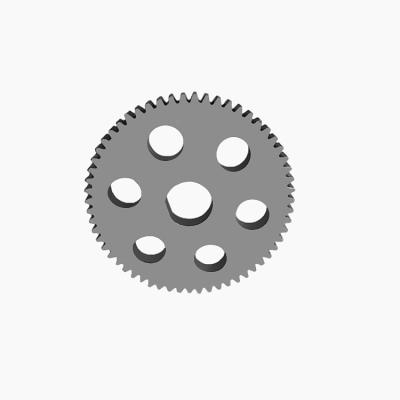 China Hotel Customized High Quality Straight Steel Spur Gear Tooth Wheel Gear With 59 Teeth for sale