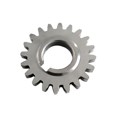 China Hotels Powder Metallurgy Iron Powder Sinter Can Bear 600 Kg 20 Teeth 2 Module Spur Gear With Keyway Hole for sale