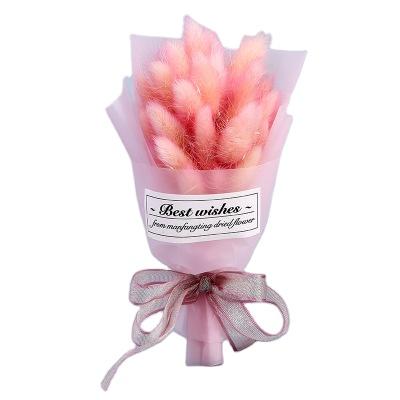 China Romantic Gift Box Props With Tanabata Valentine's Day Decoration Mini Creative Dry Flower Bouquet for sale