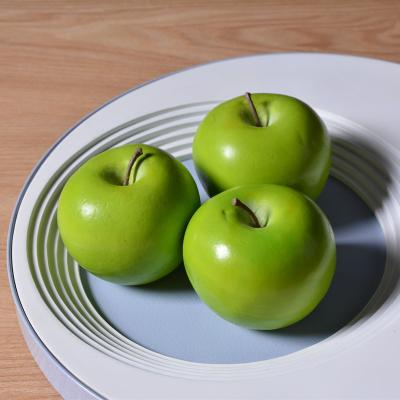 China High Customized Decorative Artificial Fruit Imitation China Fake Fruit Green Apple for sale