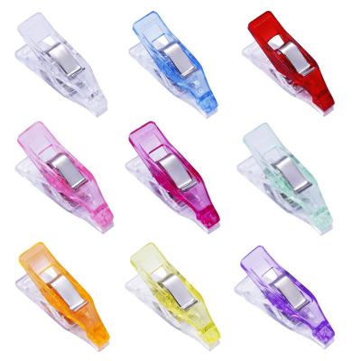 China Marvel Quilt Hot Sale 27mm Ebay Binding Cloth Sewing Clips Sewing Clip DIY Cloth Binding Plastic Wonder Quilt Binding Clips for sale