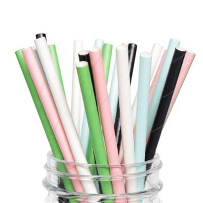 China Unbleached White Disposable Paper Straws Individually Wrapped Drinking Safe Paper Straw Disposable Beverage China Supplier for sale