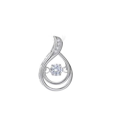 China TRENDY Fine Pendant Rhodium Plated 925 Sterling Silver Charm Pendant For Necklace Gift For Women  Plated 2023 HOT Selling for sale