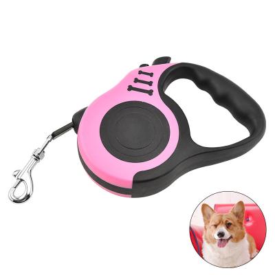 China Personalized Automatic Heavy Duty Retractable Pet Dog Nylon Material Leash For Large Dog for sale