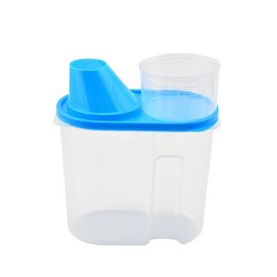 China Sustainable Pet Food Storage Container Food Grade PP Material Cat Food Sealed Bucket Bins for sale