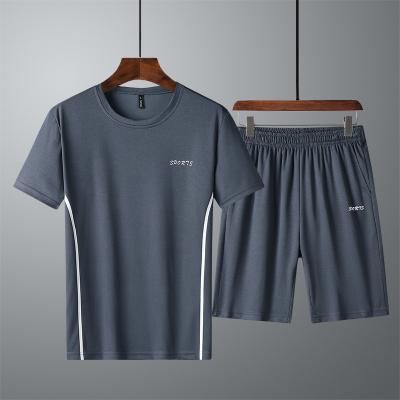 China Fashion Thermal Wholesale Mens Summer Hg Set T-shirt Shorts Gym Tracksuits Matching Shorts Sets for sale