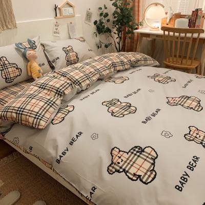 China Hg 2022 New Classic Anti-Static Cotton 100% Super Soft Covers Crib Cot Bedding Set Accept Custom Unique Design Digital Printing for sale