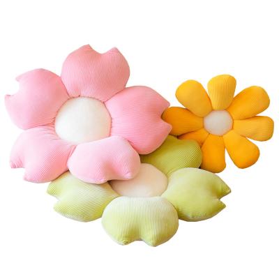 China Hot Sale New Design Anti-static Skin Friendly Soft Flower Shape Pillow Cushion For Sofa Kids for sale