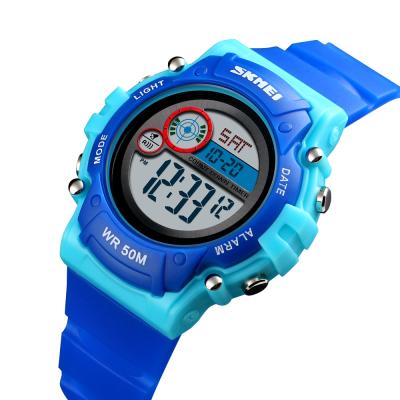 China SKMEI 1477 Kids Watch Fashion Plastic Case Alarm Wristwatch Boys Girls Boys Digital Waterproof Children Watches Para de reloj ninos for sale