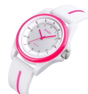 China Cheap water resistant china watch factory wholesale Skemi 1578 silicone watches waterproof couple quartz watches for sale