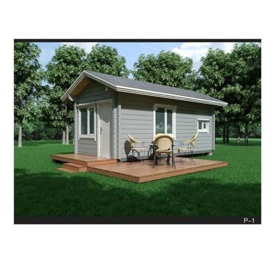 China Modern Eco Friendly Log Prefab Small Size-Heavy Frame Wooden House for sale