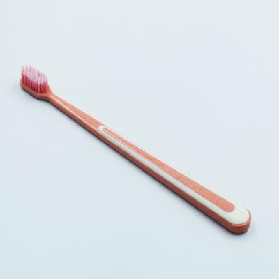 China Wheat Straw Manual Toothbrush for sale