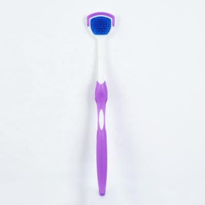 China Factory Supplier Cheap Soft Rubber Bristle Tongue Brush Scraper Cleaning Cleaner Detergent for sale