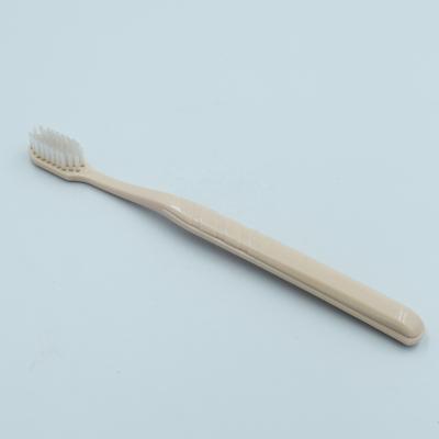 China Home Orthodontic V Balanced PLA Eco Friendly Biodegradable Adult Toothbrush for sale