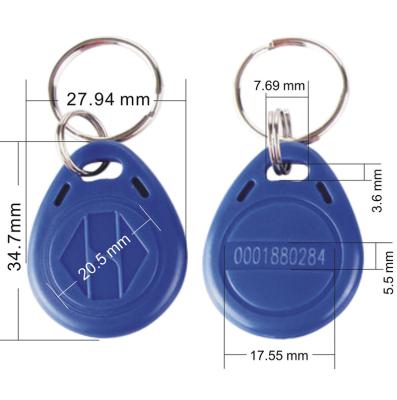 China Waterproof / ABS Card Keyfob RFID Access Key FOB Tags Plastic Waterproof Keyfob RFID Key FOB Door MW-K3 for sale