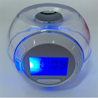 China Holiday decoration & Magically Colorful Light Changing Mood Light Digital Clock Gift for sale