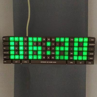 China Calendars Keyboard Shape Designed LED Matrix Digital Clock for sale