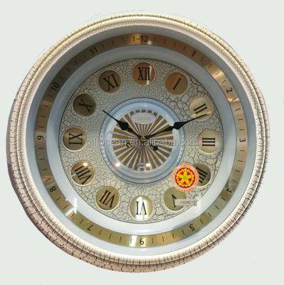 China Antique Style Field Simulate Nature Stone Modern Home Decorative Wall Clock for sale