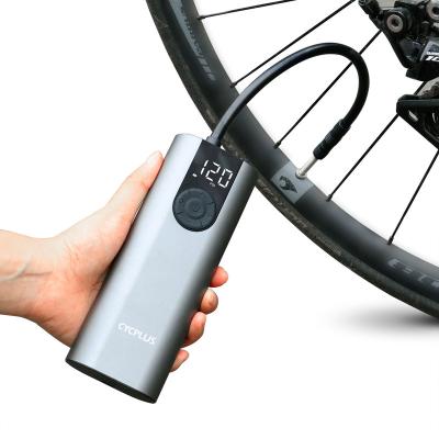 China With LED Light CYCPLUS 7056 A8 Mini Air Pump Electric Cordless Air Inflator for Car Motorcycle Bike Bicycle Tire for sale